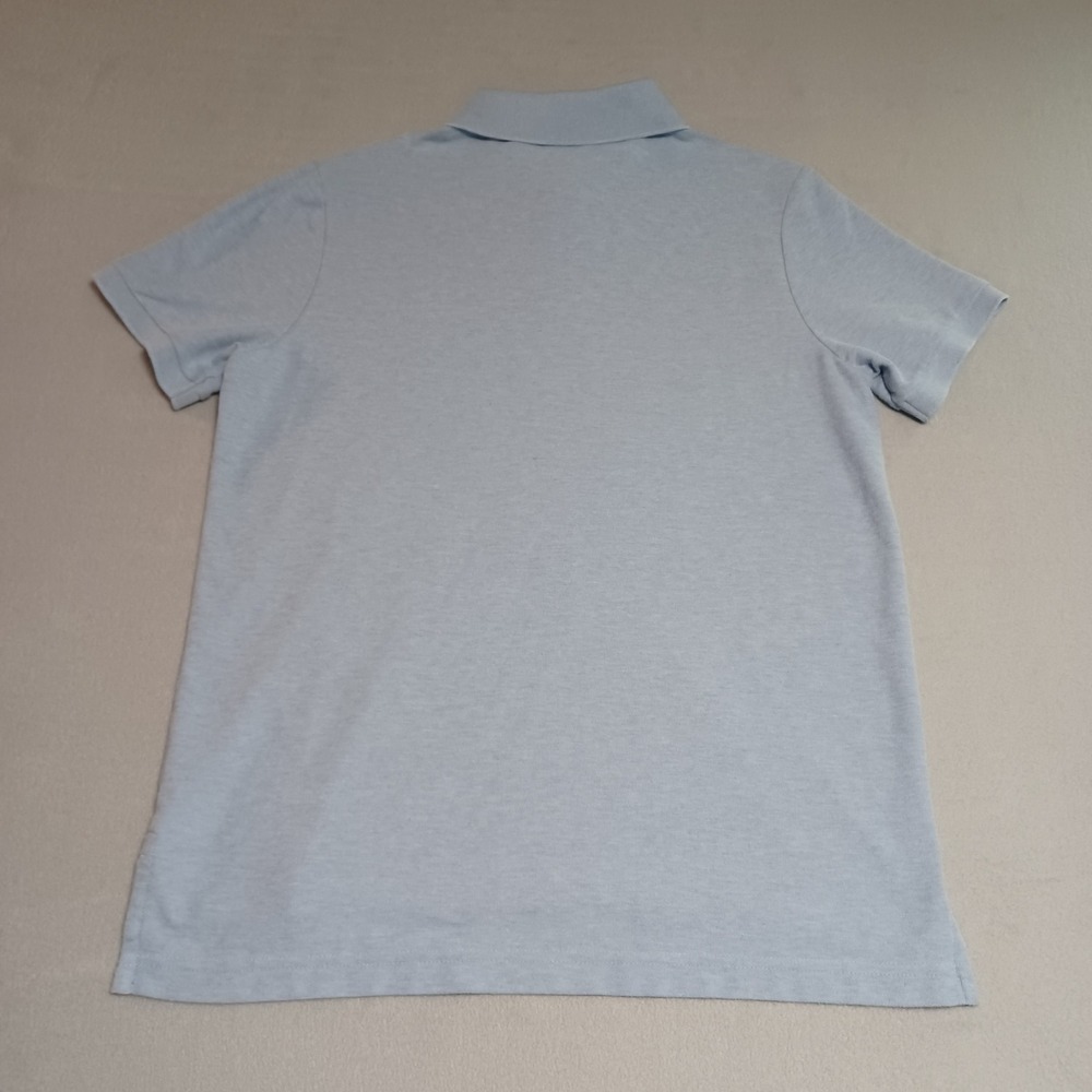 US Polo Assn Mens Ultimate Pique‎ Polo Shirt Light Blue Heather Size M 11879929 - Picture 3 of 12